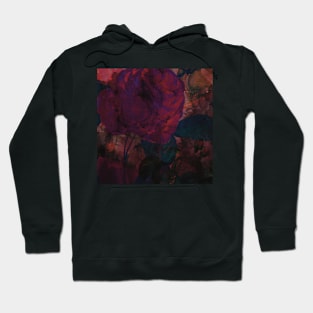 Rose flower collage Hoodie